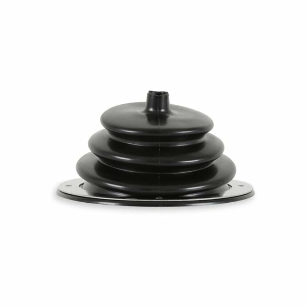 Mr. Gasket shifter boot chrome black 1651