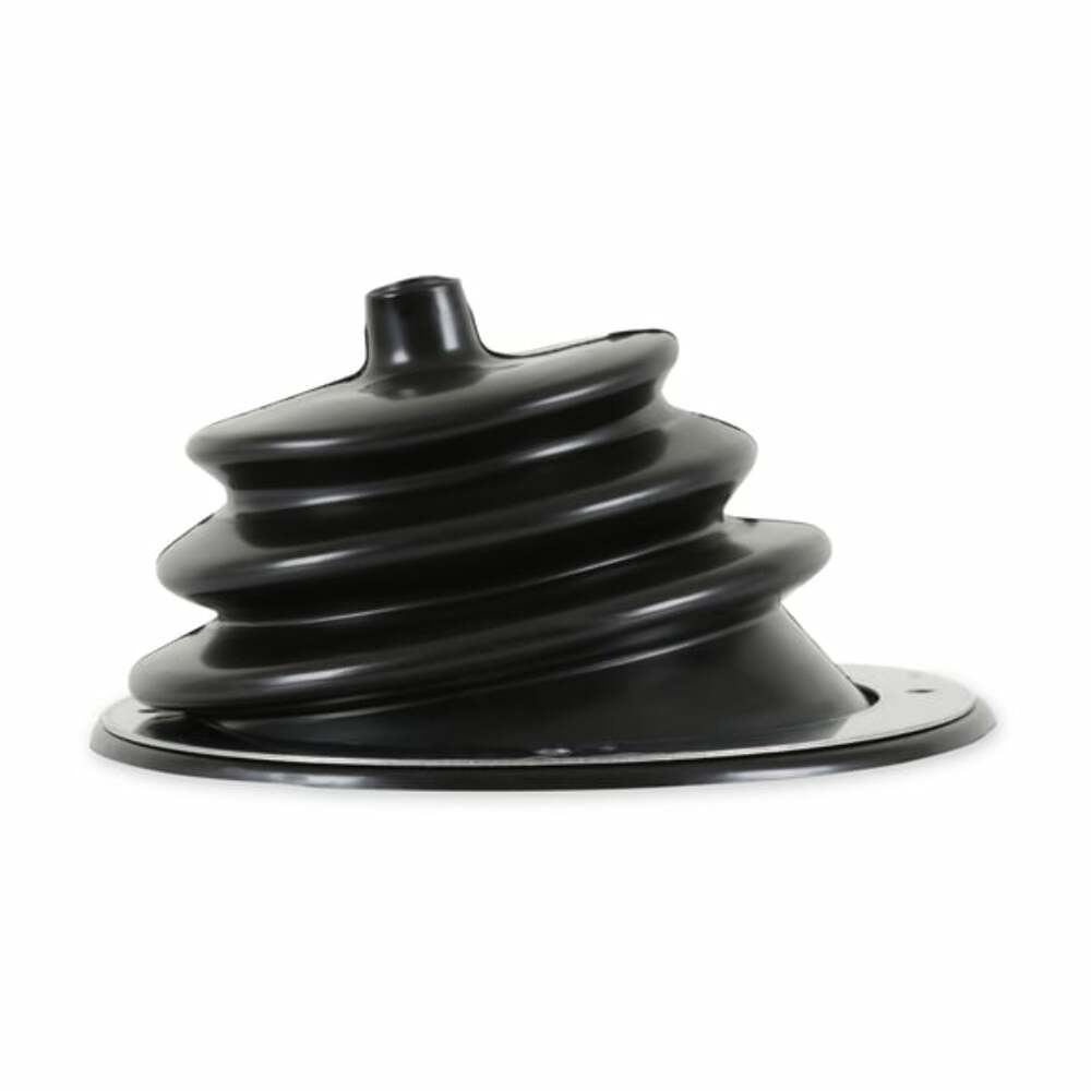 Mr. Gasket shifter boot chrome black 1651