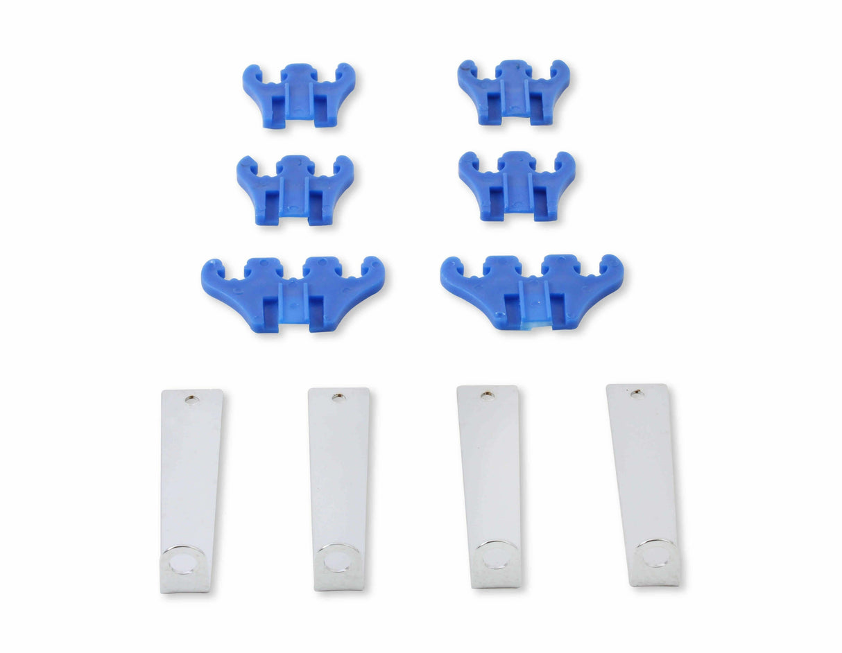 Mr. Gasket standard wire loom kit chrome / blue steel 9881
