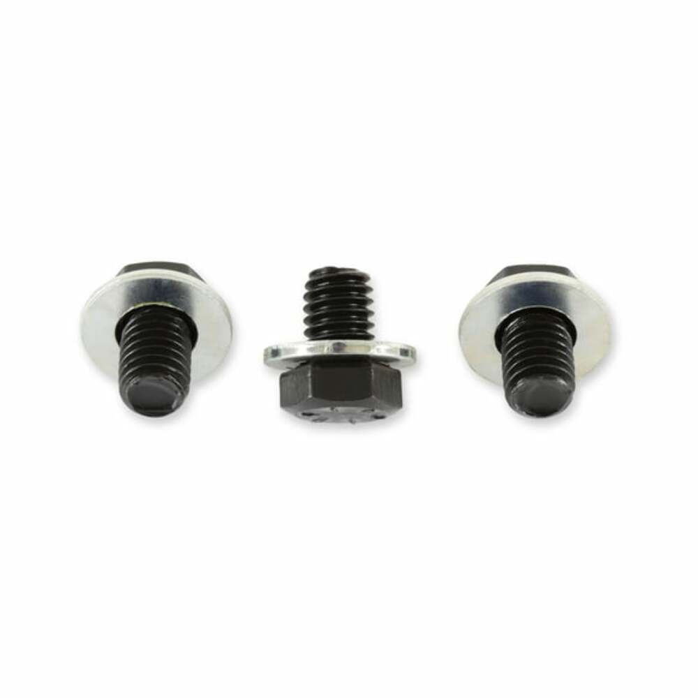 Mr. Gasket torque converter bolts GM black steel 6715