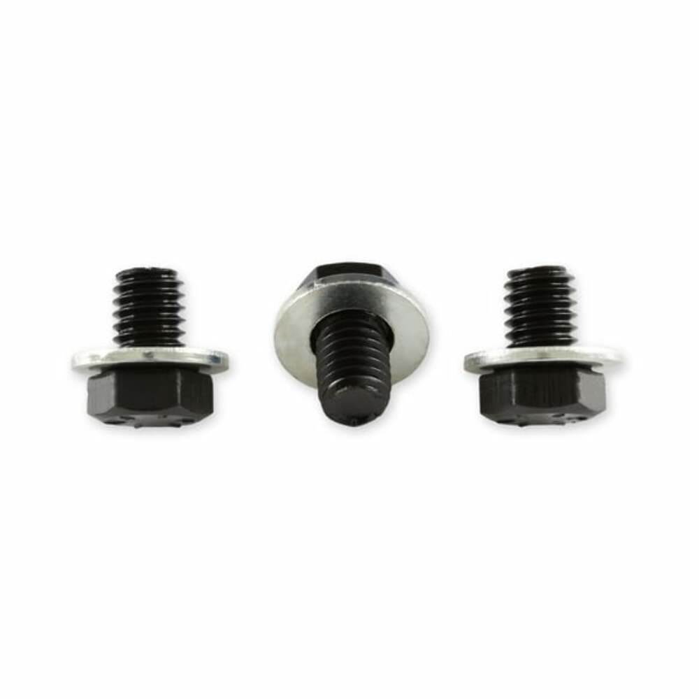 Mr. Gasket torque converter bolts GM black steel 6715