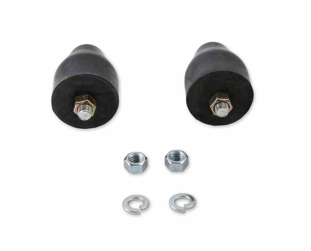 Mr. Gasket traction bar snubbers black rubber 1608