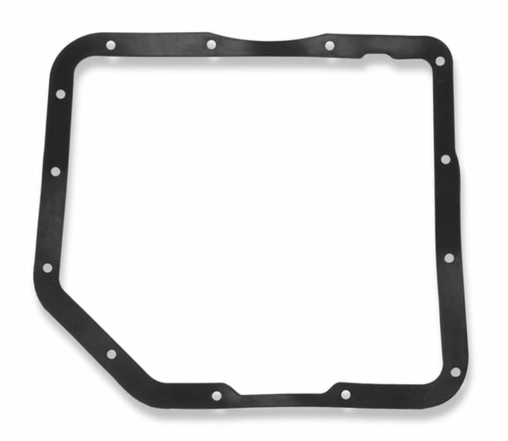 Mr. Gasket transmission oil pan black aluminum 9795BMRG Chevy steel 2493