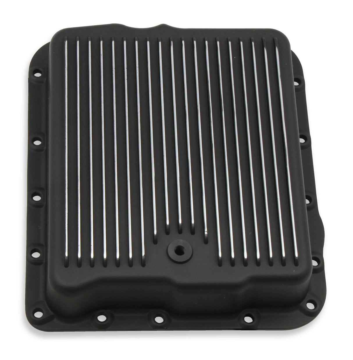 Mr. Gasket transmission oil pan black aluminum 9797BMRG LS engine Chevy steel 2493