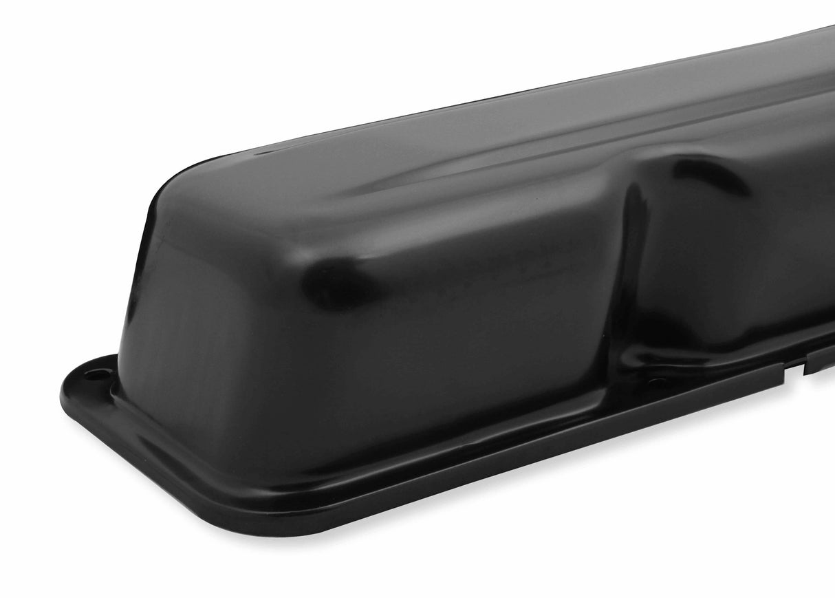 Mr. Gasket valve cover black 9830BMRG chrome steel 2493