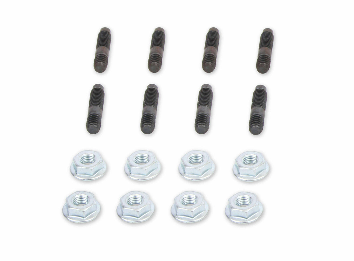 Mr. Gasket valve cover stud kit steel covers SBC Chevy black 6324