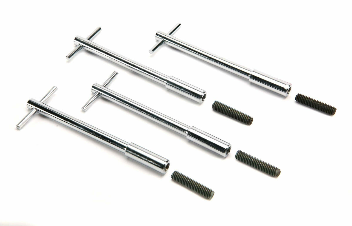 Mr. Gasket valve cover T bar wing bolts with 5/16 18 threads chrome steel 9823