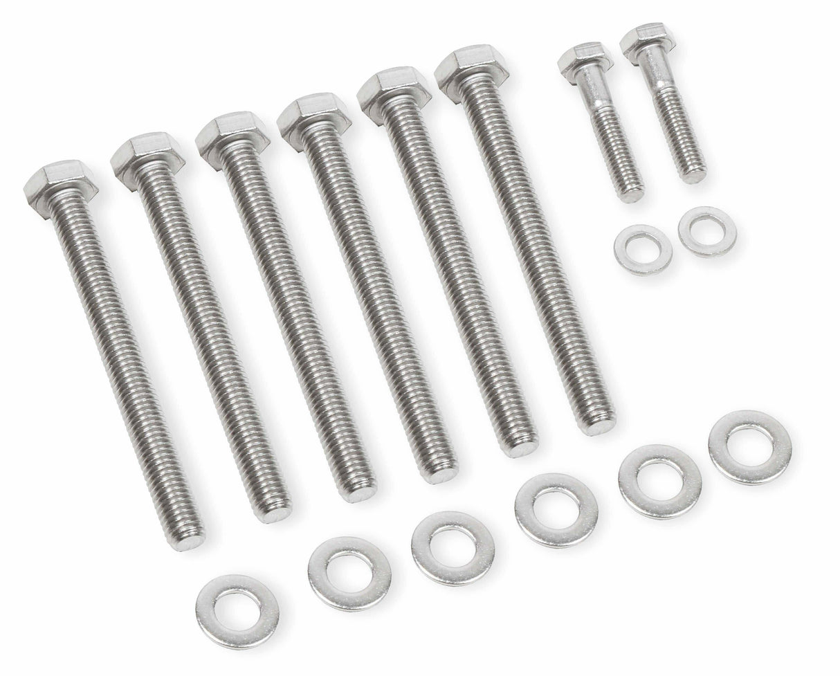 Mr. Gasket water pump bolt set stainless steel LS engine Chevy 60930G