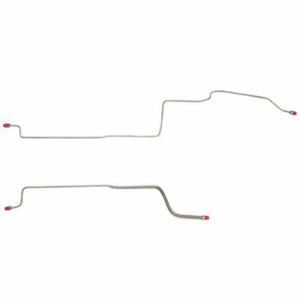 Brake Line for 1978-1980 Chevy Monte Carlo Rear Axle Lines Rear Axle Brakes 2 Piece stainless steel