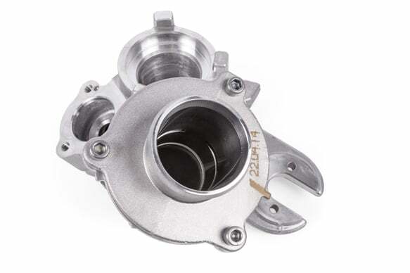 Turbo Muffler Delete for Audi and VW billet aluminum black