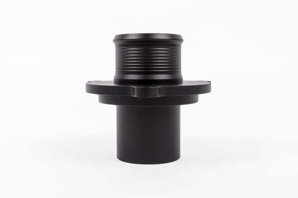 Turbo Muffler Delete for Audi and VW billet aluminum black