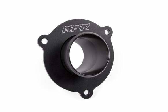 Turbo Muffler Delete for Audi and VW billet aluminum black