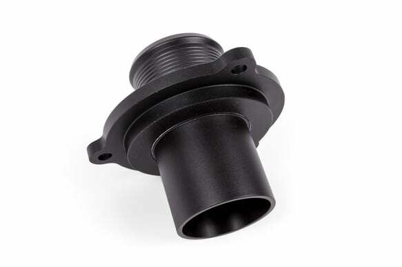 Turbo Muffler Delete for Audi and VW billet aluminum black
