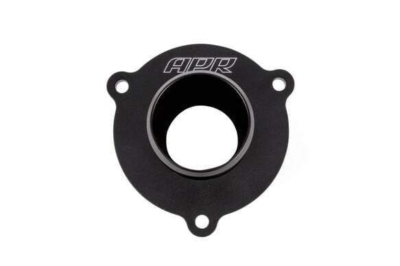 Turbo Muffler Delete for Audi and VW billet aluminum black