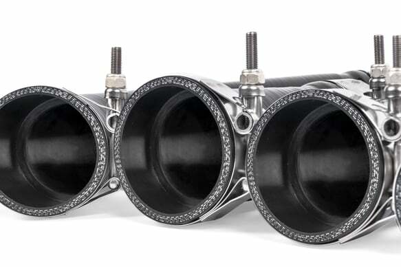 Hoses - Full System - MQB 1.8T/2.0T for Audi and VW stainless steel black