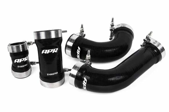 Hoses - Full System - MQB 1.8T/2.0T for Audi and VW stainless steel black
