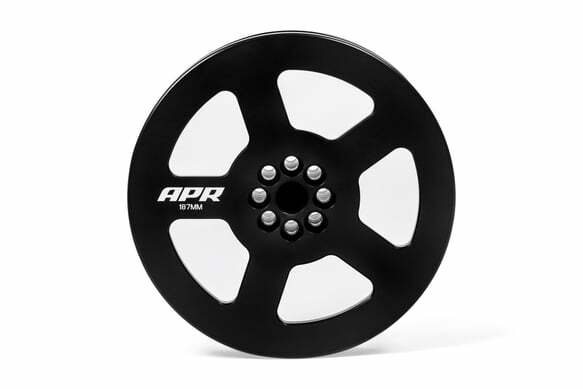 Supercharger Crank Pulley - 3.0 TFSI billet aluminum black