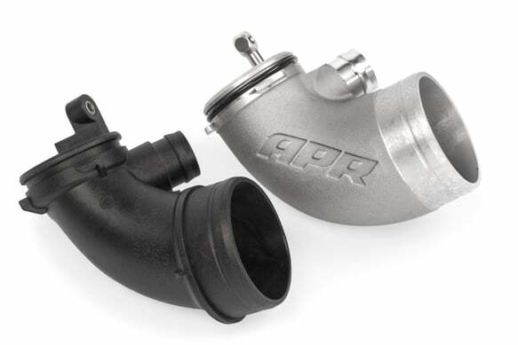 Turbo Inlet Pipe - 1.8/2.0T - MQB for Audi and VW carbon fiber aluminum