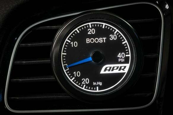 MK7 Mechanical Boost Gauge System (Blue) and VW black