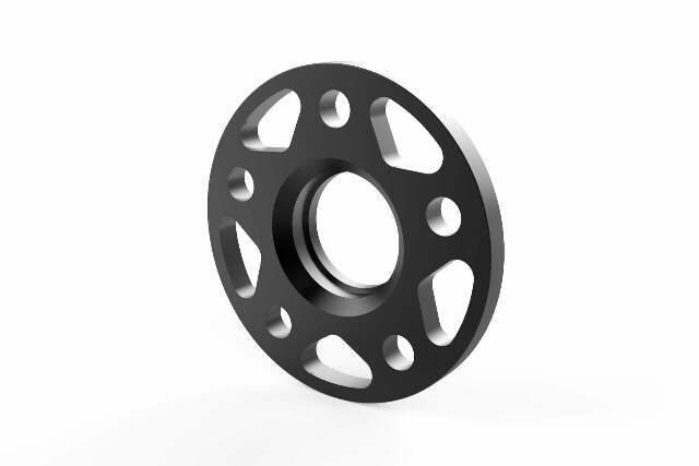 Spacers (Set of 2) - 57.1mm CB - 12mm Thick aluminum black