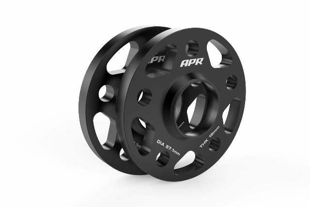 Spacers (Set of 2) - 57.1mm CB - 15mm Thick aluminum black