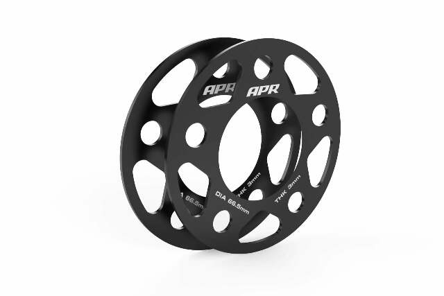 Spacers (Set of 2) - 66.5mm CB - 3mm Thick aluminum black