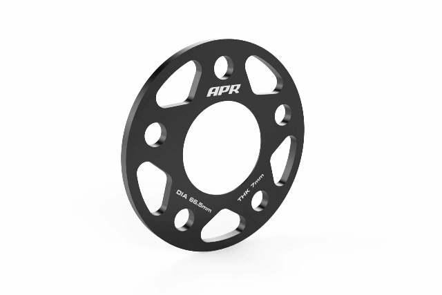 Spacers (Set of 2) - 66.5mm CB - 7mm Thick aluminum black