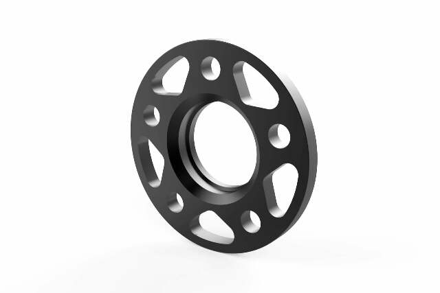Spacers (Set of 2) - 66.5mm CB - 12mm Thick aluminum black