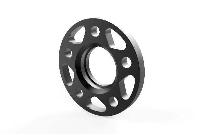 Spacers (Set of 2) - 66.5mm CB - 15mm Thick aluminum black