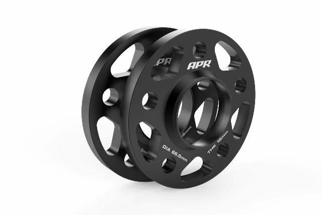 Spacers (Set of 2) - 66.5mm CB - 15mm Thick aluminum black