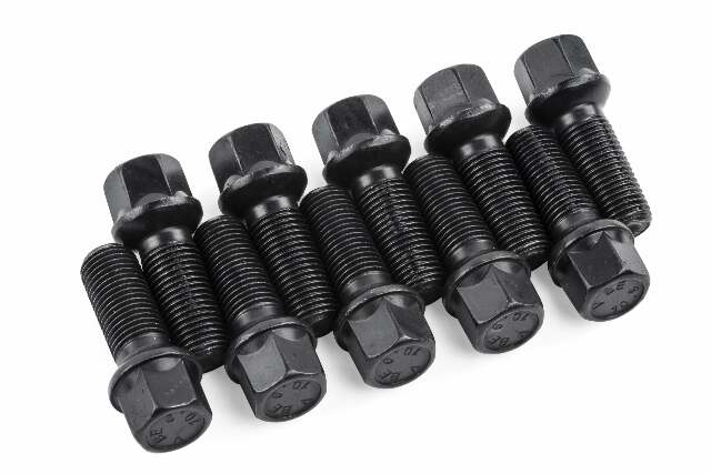 Lug Bolts (Set of 10) - 45mm black