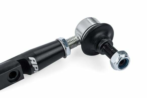 Roll-Control Front Stabilizer Bar End Links (Ball Joint) for Audi and VW aluminum polished