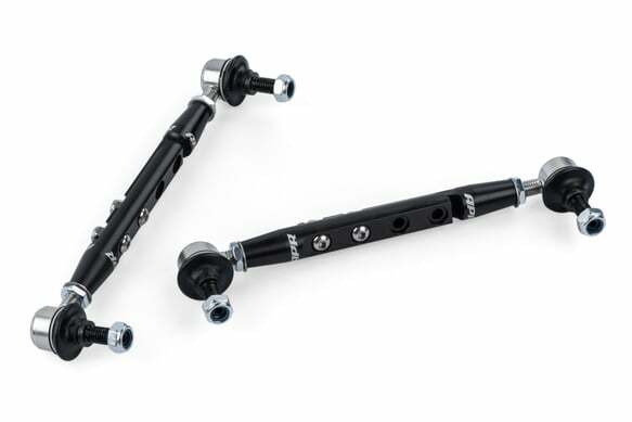 Roll-Control Front Stabilizer Bar End Links (Ball Joint) for Audi and VW aluminum polished