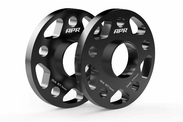 Spacers (Set of 2) - 57.1mm CB - 17mm Thick aluminum black