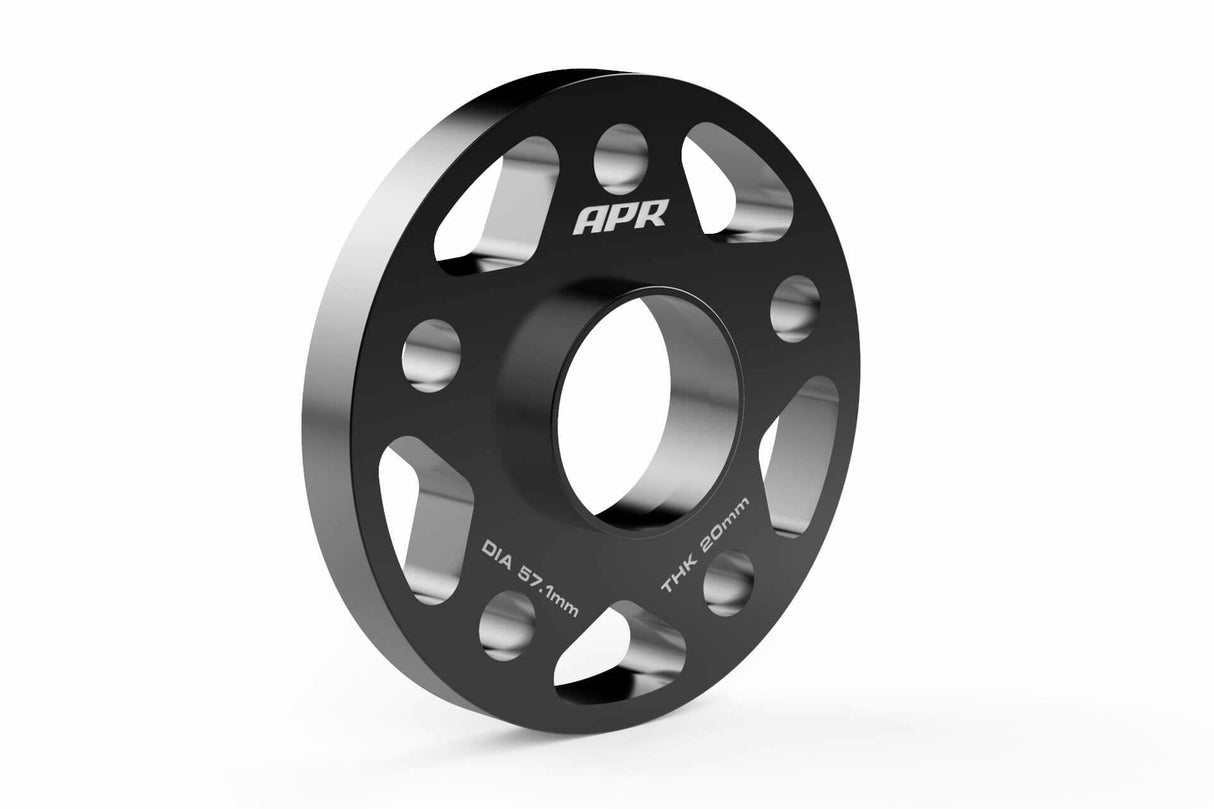 Spacers (Set of 2) - 57.1mm CB - 20mm Thick aluminum black
