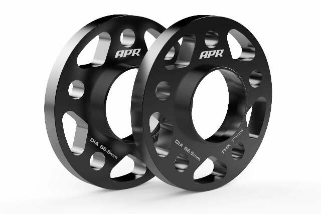 Spacers (Set of 2) - 66.5mm CB - 17mm Thick aluminum black