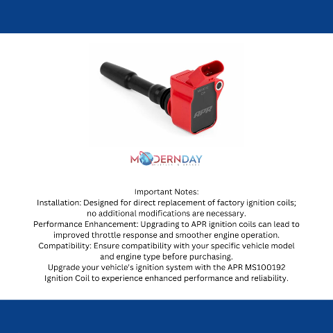 MS100192 Ignition Coils (Red) for Audi RS / Volkswagen Golf