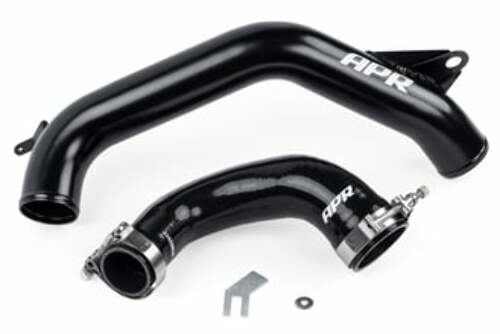 Fits 2019-2024 Q3 Audi Charge Pipes - Turbo Outlet - MQB 1.8T/2.0T and VW aluminum black