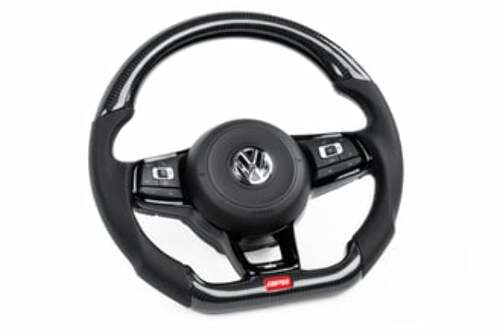 Fits 2015-2019 Golf R Volkswagen Steering Wheel-Carbon Fiber & Leather