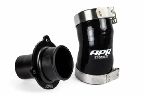Fits 2022-24 A3 Quattro Audi Turbo Outlet System-2.0T GTI Platform and VW billet aluminum black