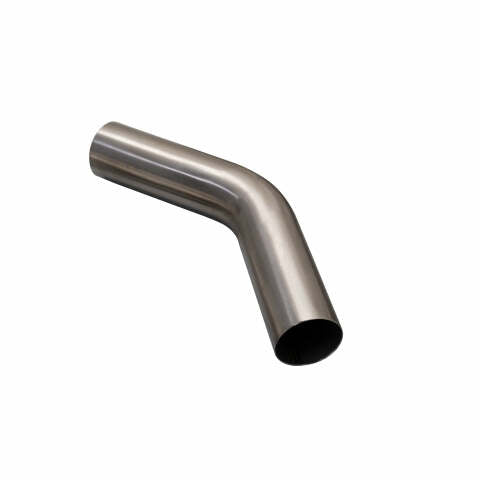 Mandrel Bend 304SS Polished 2.25 45deg 1.5D 6 Leg Exhaust Pipe-Xforce-MS225-45