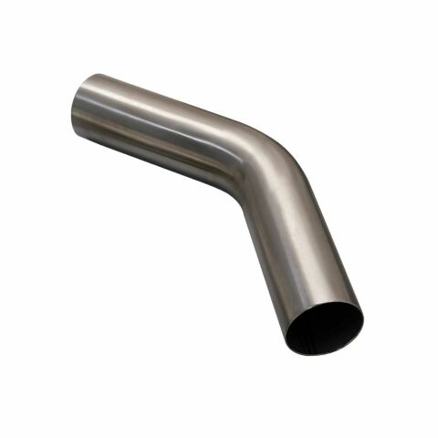 Mandrel Bend 304SS Polished 2.5 45deg 1.5D 6 Leg Exhaust Pipe-Xforce-MS250-45