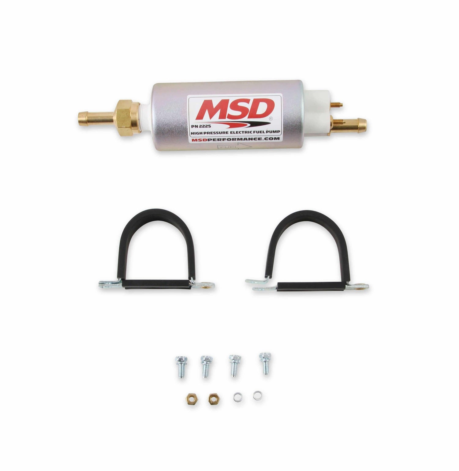 t MSD 2225 In-Line Hi-Pressure Fuel Pump MSD