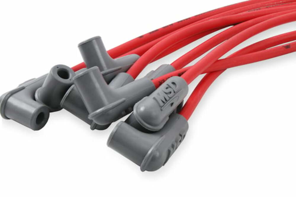 MSD spark plug wire set for 1975-1986 Chevy Monte Carlo red sbc 400