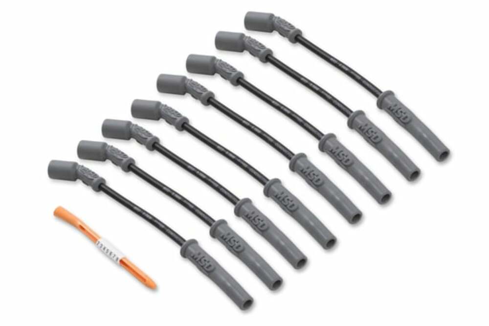 MSD spark plug wire set for 2004-2005 Chevy Silverado black ls