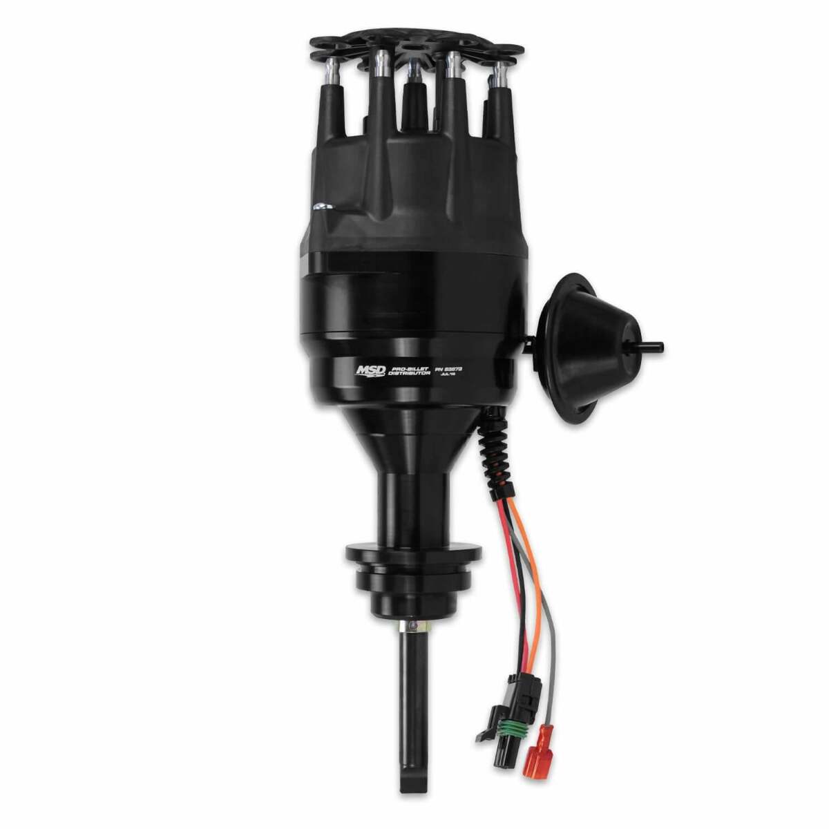 MSD ignition distributor black anodized 83873
