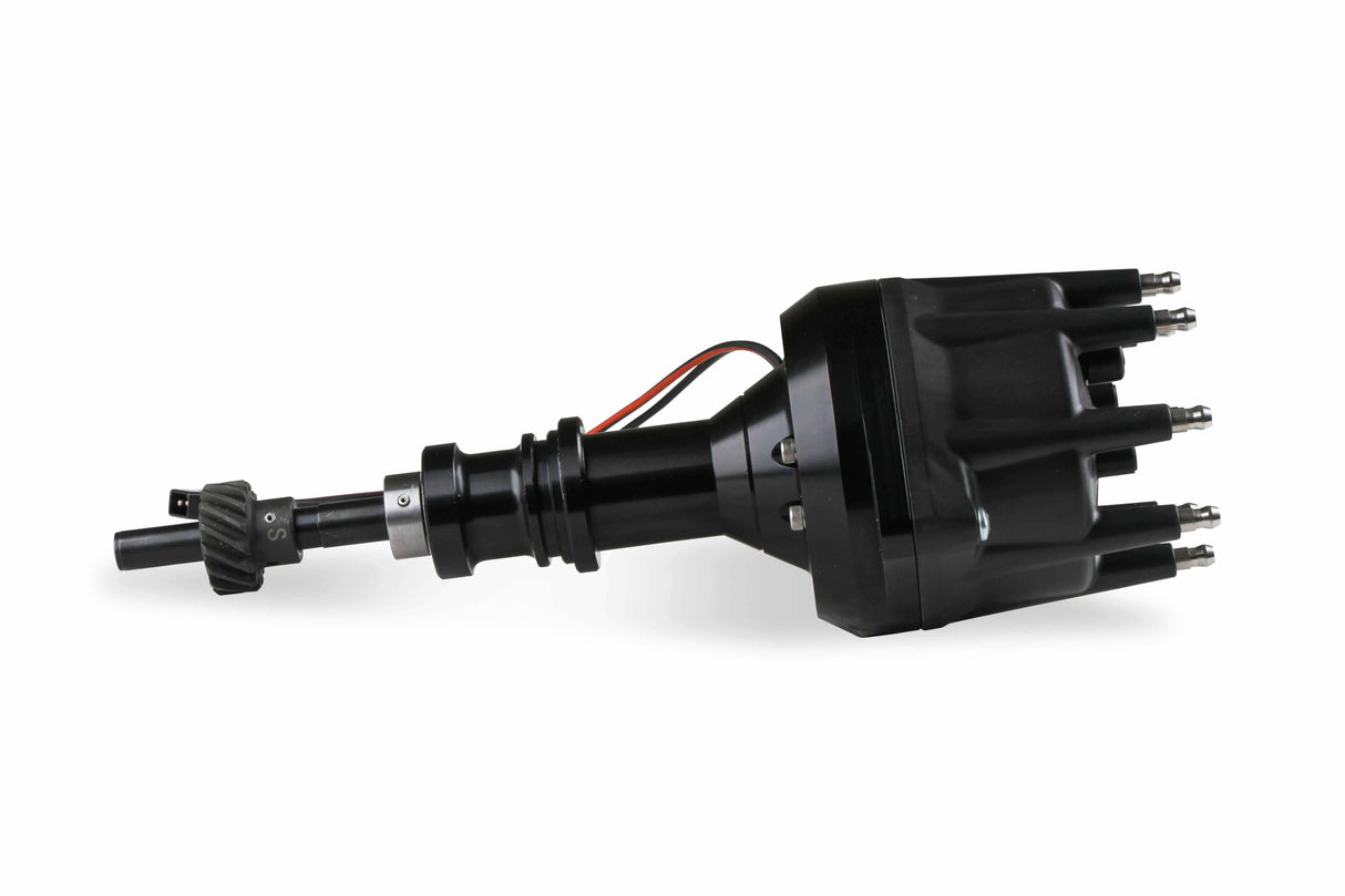 MSD ignition distributor for 1982-1990 Ford F-100 black steel anodized small block 857931