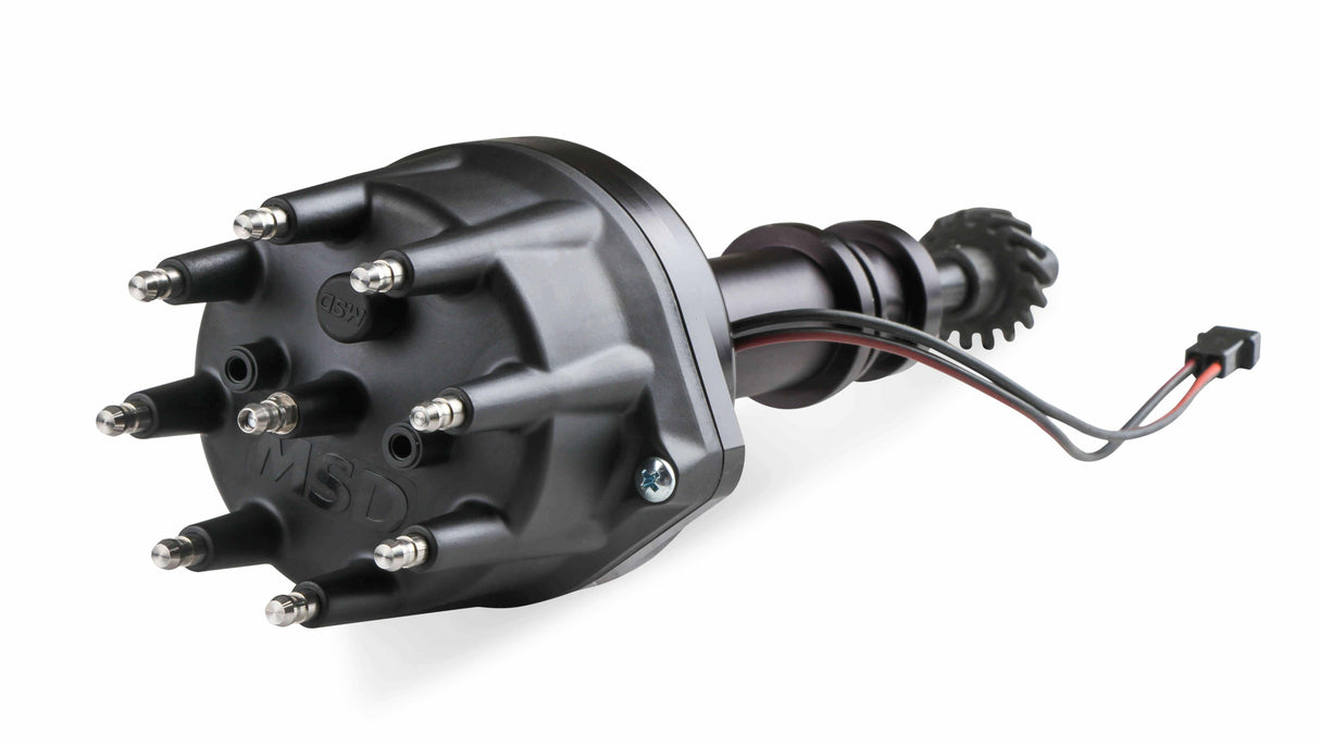 MSD ignition distributor for 1958-1960 Ford Mustang black steel anodized 857731