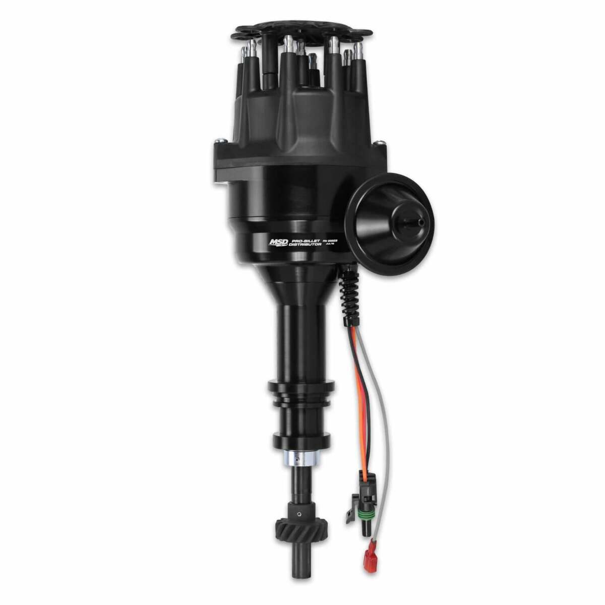 MSD ignition distributor black anodized 83503