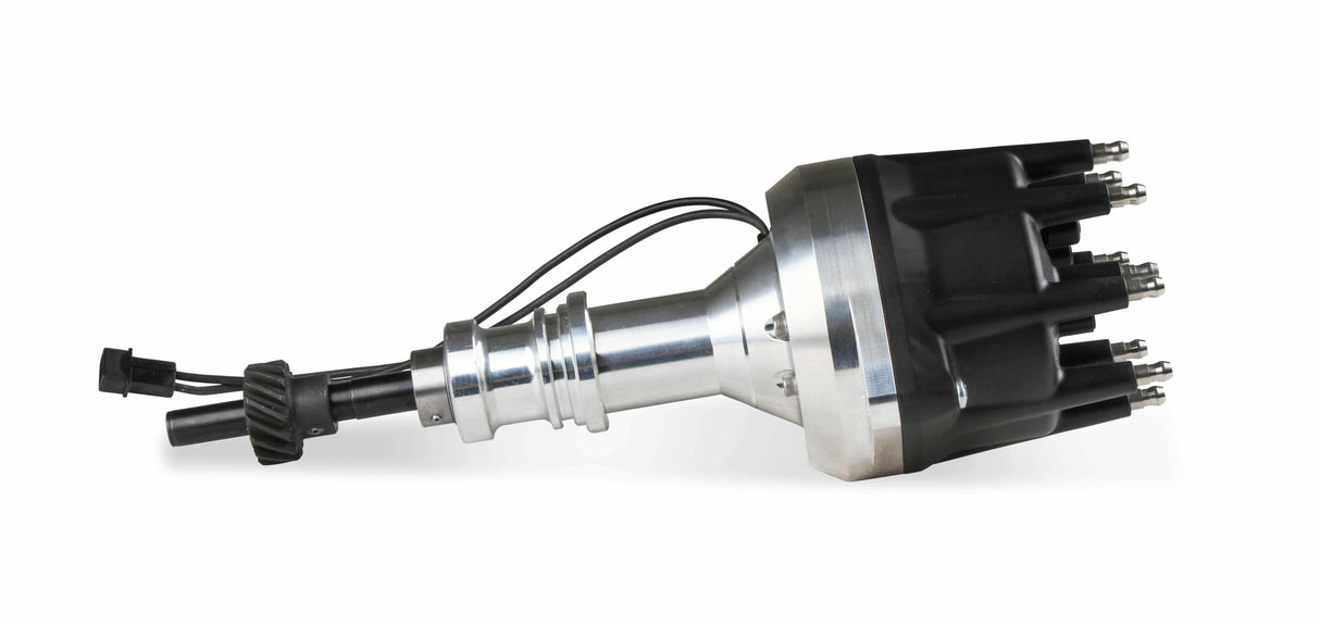 t MSD Distributor Ford 289-302, Pro Billet, Small Black Cap, Steel Gear - 857951 MSD